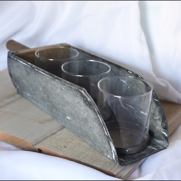 Modern Farm House Rustic Candle Holder